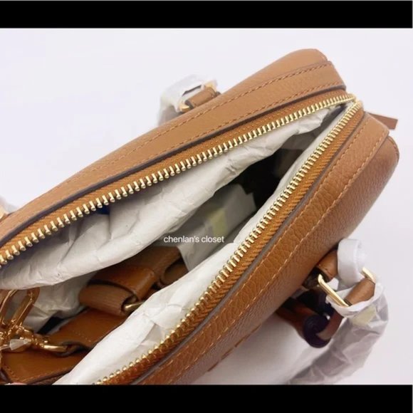 ⭐️NeW! Tory Burch Thea Web Small Satchel - Picture 5 of 13